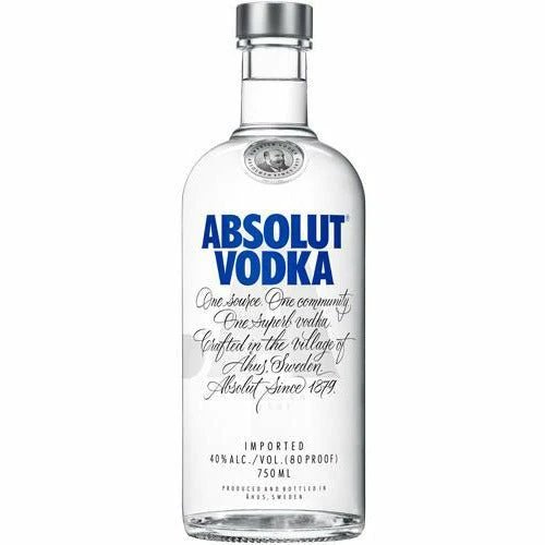 ABSOLUTE VODKA -BOTELLA
