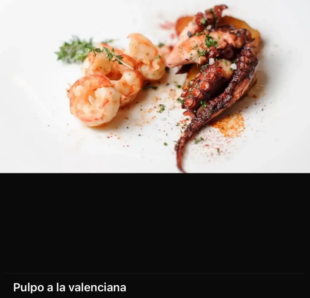 Pulpo A La Valenciana
