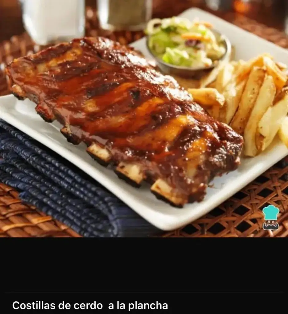 Costillas A la Plancha