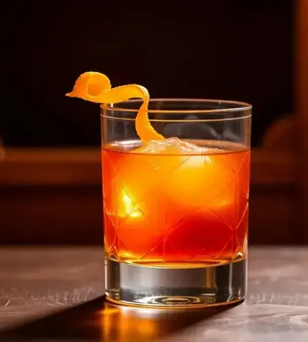 Coctel negrony clasico